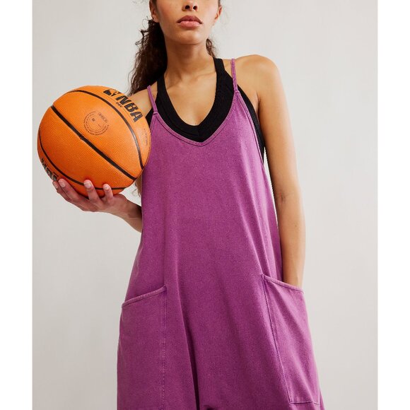 NWT FP MOVEMENT Hot Shot Onesie / Deep Mulberry - Picture 5 of 11